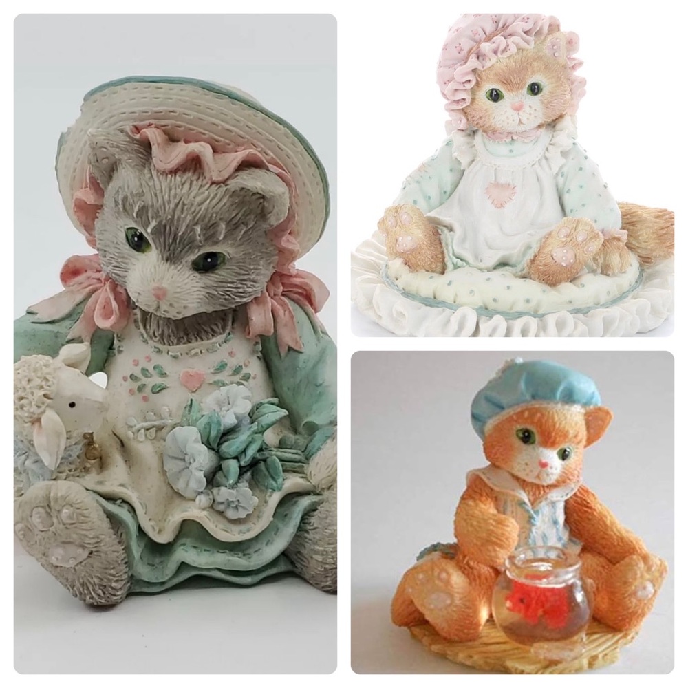Calico Kittens Figurines